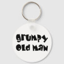 Search for old man keychains Grumpy