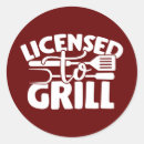Recherche de humour de barbecue autocollants Papa