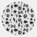Search for bone pattern stickers Black
