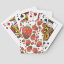 Search for strawberry playing cards Food