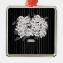 Search for white rose ornaments Stripes