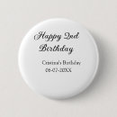 Search for 2nd buttons Happy 2nd birthday