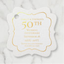 Search for 50th anniversary wedding favour tags 50 years together