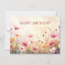 Search for happy birthday wildflowers postcards Blue