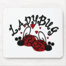Recherche de mousepad coccinelle tapis souris Rouge