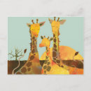 Search for giraffe lover postcards Safari