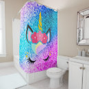 Search for unicorn shower curtains Ombre