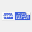 Search for cannot bumper stickers Teaching