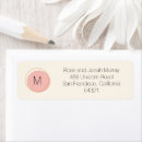 Search for understated return address labels Elegant