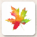 Search for maple leaf coasters Green