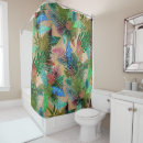 Search for banana leaf shower curtains Blue