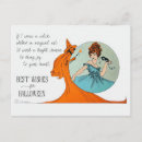 Search for cute halloween greeting postcards Witch
