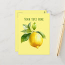 Search for lemon fruit postcards Cute