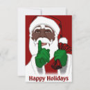 Search for african american santa invitations Black