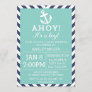 Search for anchor baby boy shower invitations Stylish