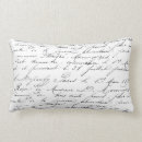 Search for french script pillows Handwriting