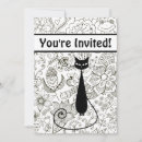 Recherche de chaton noir et blanc invitations Girl