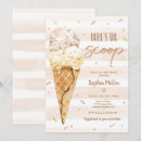 Search for ice cream baby shower invitations Gender neutral