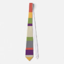 Recherche de rayures multicolores cravates Rouge