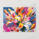 Search for abstract flowers postcards Vibrant
