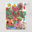 Recherche de cheminée noël cartes postales Animal