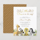 Recherche de a little wild one baby shower invitations Lion