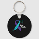 Search for mental health ribbon keychains Therapy is cool