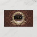 Recherche de monogramme floral cartes visite Maquilleur