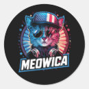 Search for 4th of july cat stickers Usa