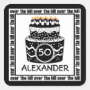 Search for over the hill birthday stickers Party