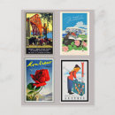 Recherche de collage voyage cartes postales Coloré