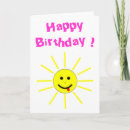 Search for happy sun face cards Sunshine