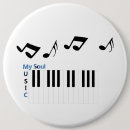 Recherche de musique badges Note de musique