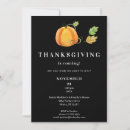 Search for black thanksgiving invitations Watercolor