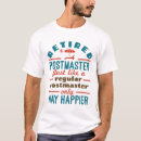 Search for funny post office tshirts Postmaster