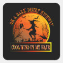 Search for witch on broom stickers Scary