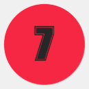 Search for number 7 stickers Seven