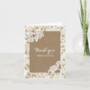Search for burlap and lace thank you cards Country