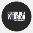 Search for heart disease ribbon stickers Red