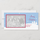 Search for falling snow christmas cards Red