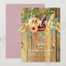 Search for sunflowers and roses invitations Bride