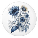 Search for sunflower knobs and pulls Watercolor