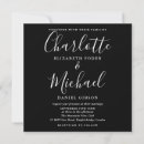 Search for monochrome wedding invitations Classic