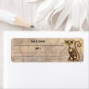 Search for victorian cat return address labels Retro