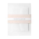 Search for floral wedding invitation belly bands Elegant