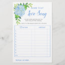 Search for love song games Bridal shower