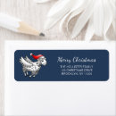 Search for deliver to return address labels Santa claus