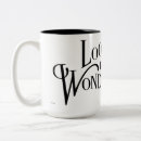 Search for wonderland mugs Typography