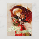 Search for little girl christmas cards Holly