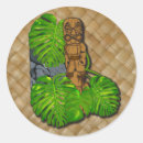 Recherche de tiki autocollants Danse polynésienne